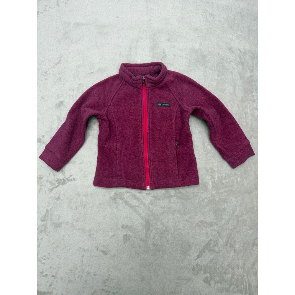 Columbia fleece full zip jacket size 3t